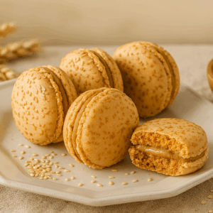 acaron amande sésame – Deluxe Macaron